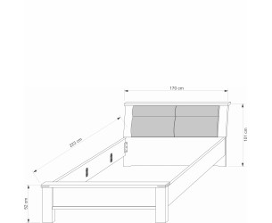 Postel z masivu Fontana 52 (160x200)